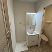 洗面化粧台の入れ替え後