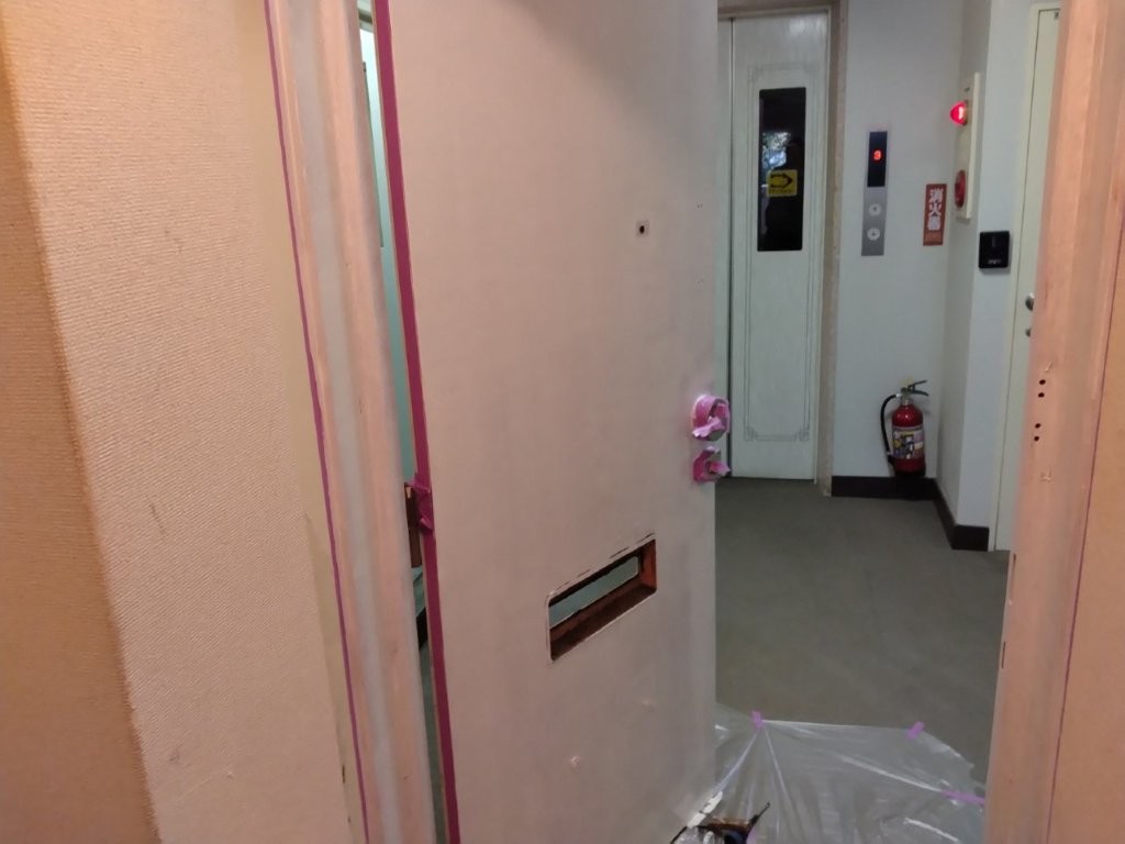 サビ止めプライマー塗布後